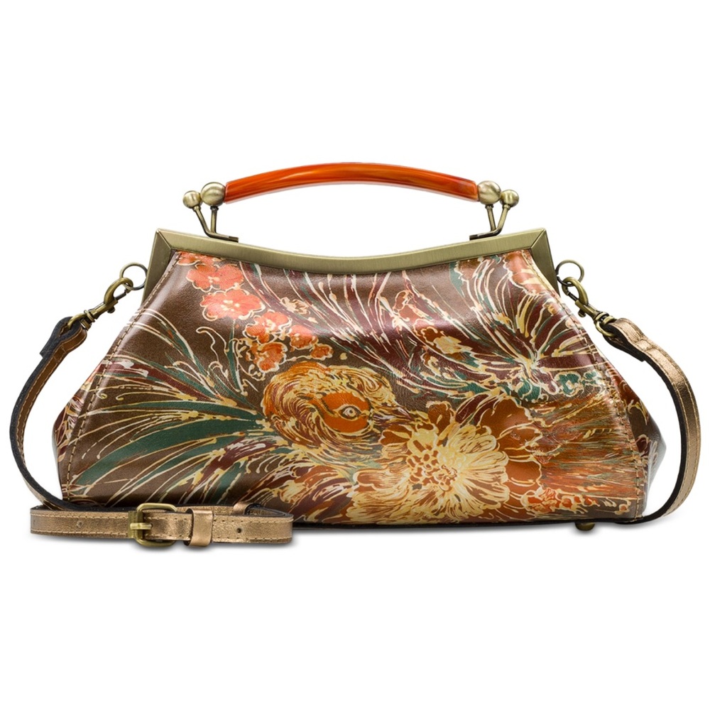 Patricia Nash Kelmscott Frame Bag-Antique bronze